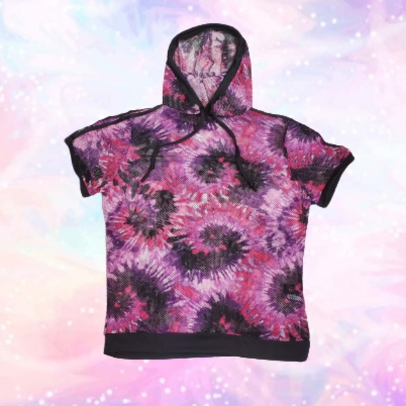 💜 💗 PINK & PURPLE 💗💜 TYE DYE PRINT
HOODIE NWT - Picture 1 of 6